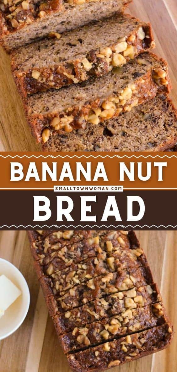 Moist and Easy Banana Nut Bread | Small Town Woman