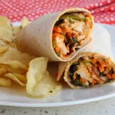 Buffalo Chicken Wrap - Small Town Woman