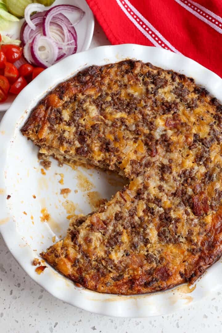 Cheeseburger Pie - Small Town Woman