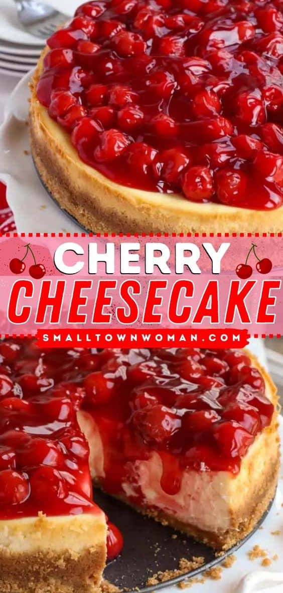 Cherry Cheesecake - Small Town Woman