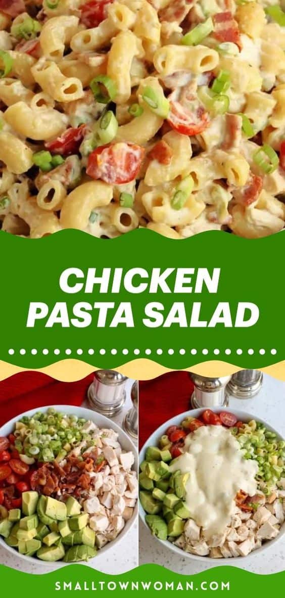 Chicken Pasta Salad - Small Town Woman