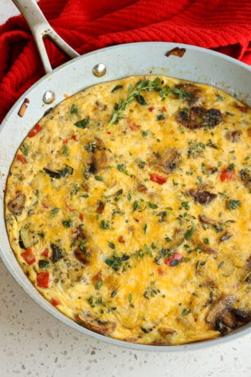 Egg Frittata - Small Town Woman