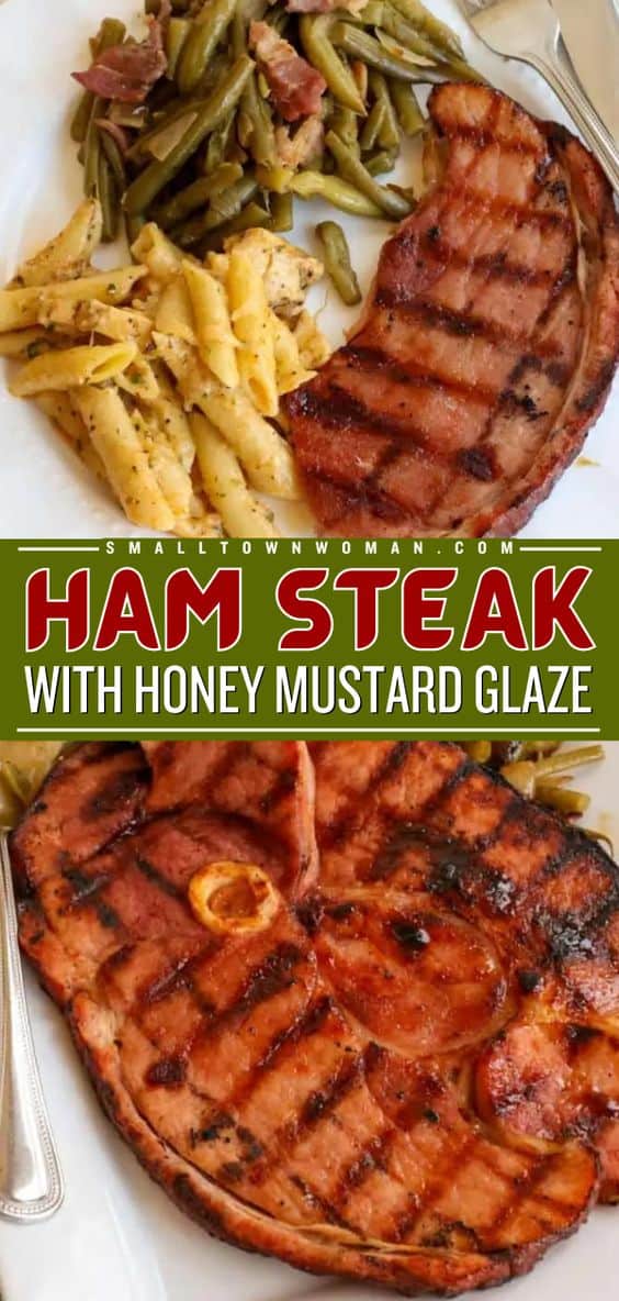 Glazed Ham Steak Recipe