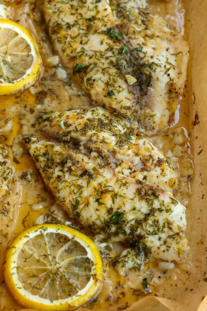 Lemon Dill Baked Tilapia | Small Town Woman