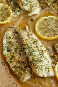 Lemon Dill Baked Tilapia | Small Town Woman