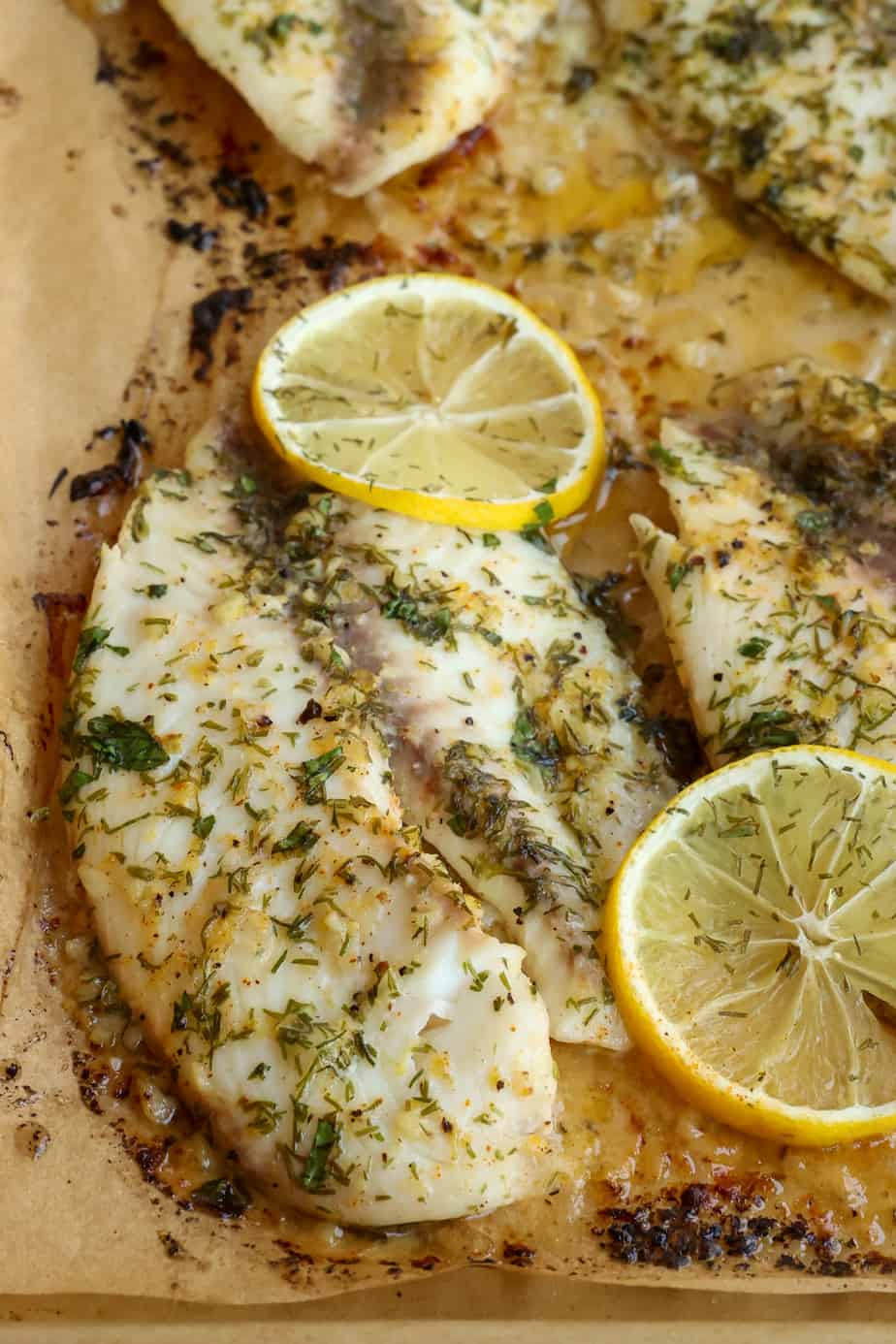 Lemon Dill Baked Tilapia 