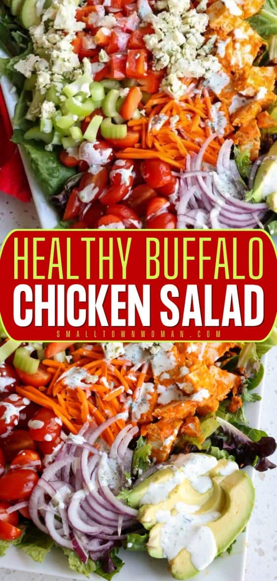 Buffalo Chicken Salad - Small Town Woman