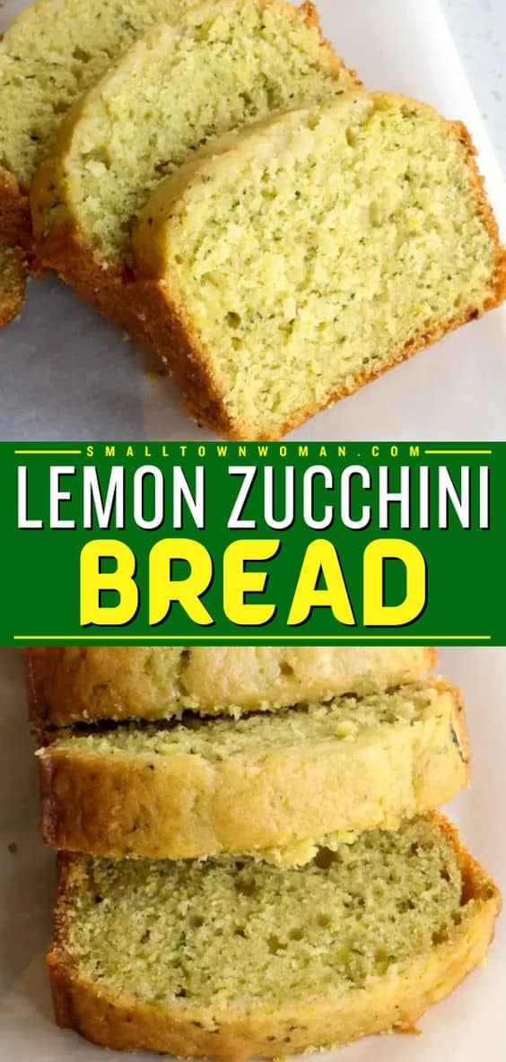Lemon Zucchini Bread - Small Town Woman