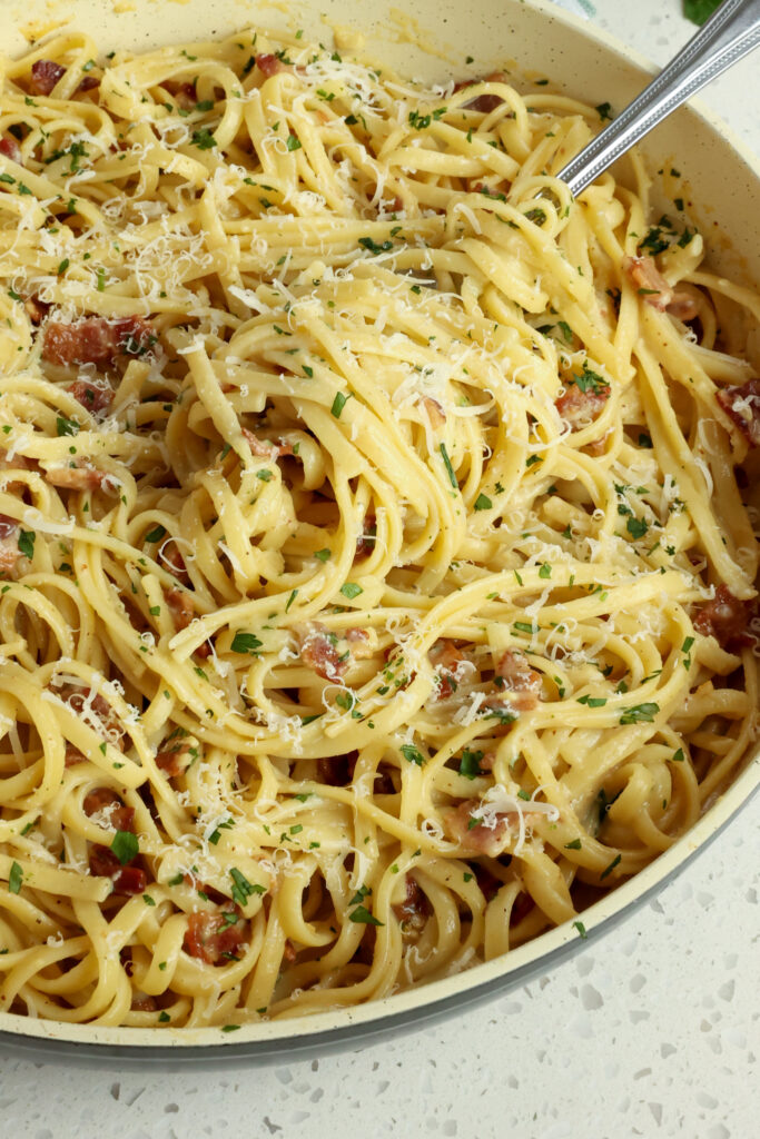 Pasta Carbonara - Small Town Woman