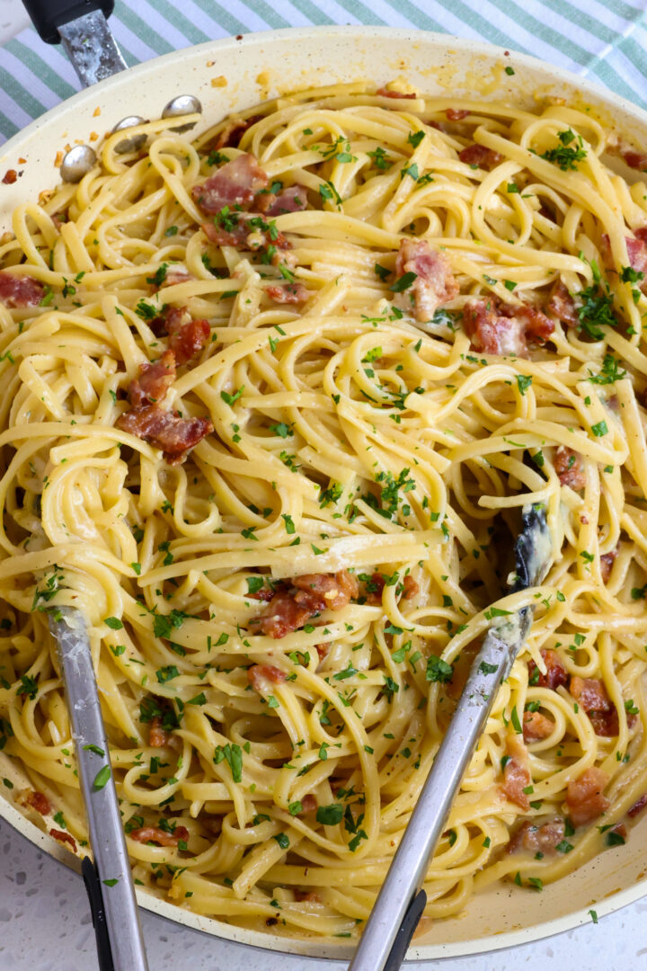 Pasta Carbonara - Small Town Woman