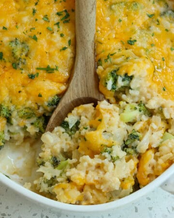 Broccoli Rice Casserole - Small Town Woman