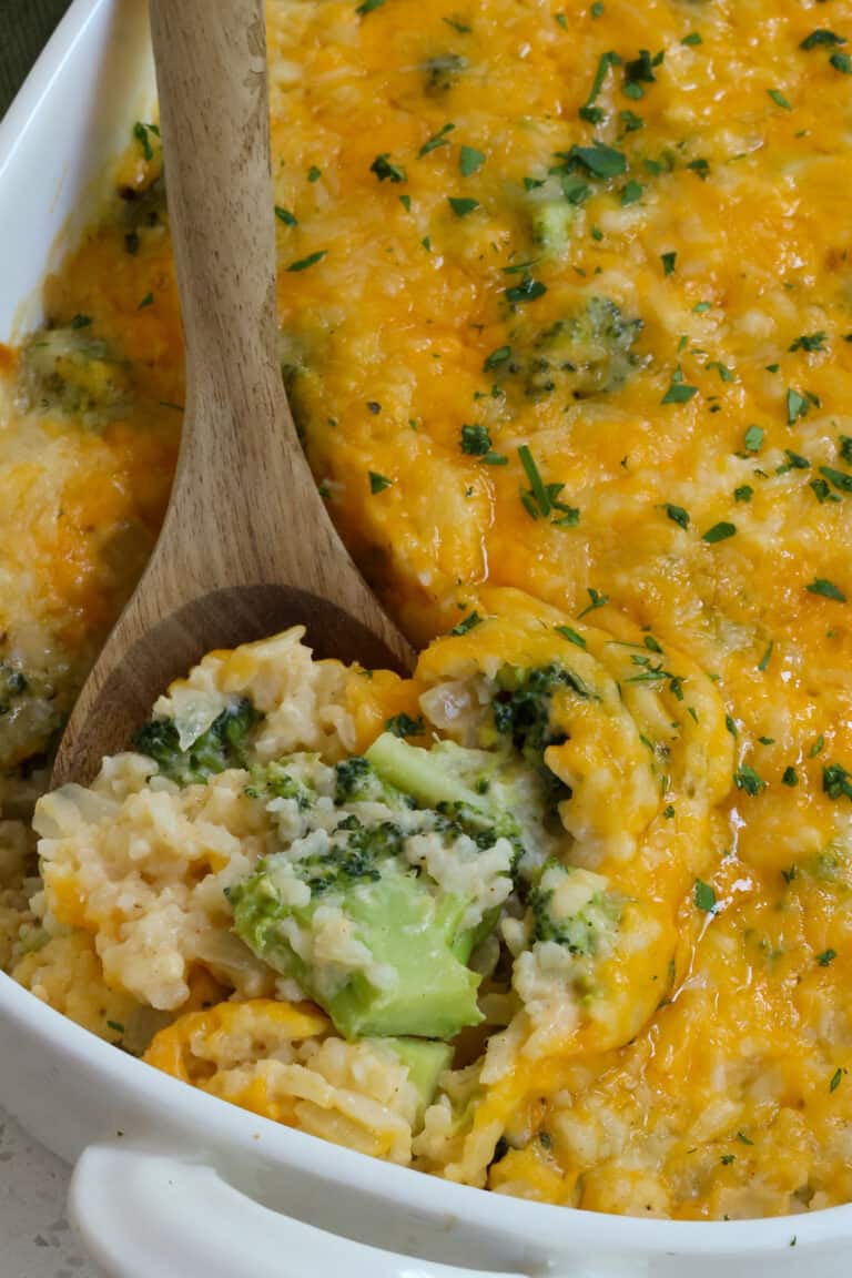 Broccoli Rice Casserole - Small Town Woman