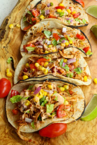 Crock Pot Chicken Tacos - Small Town Woman