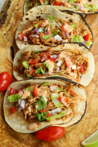 Crock Pot Chicken Tacos - Small Town Woman