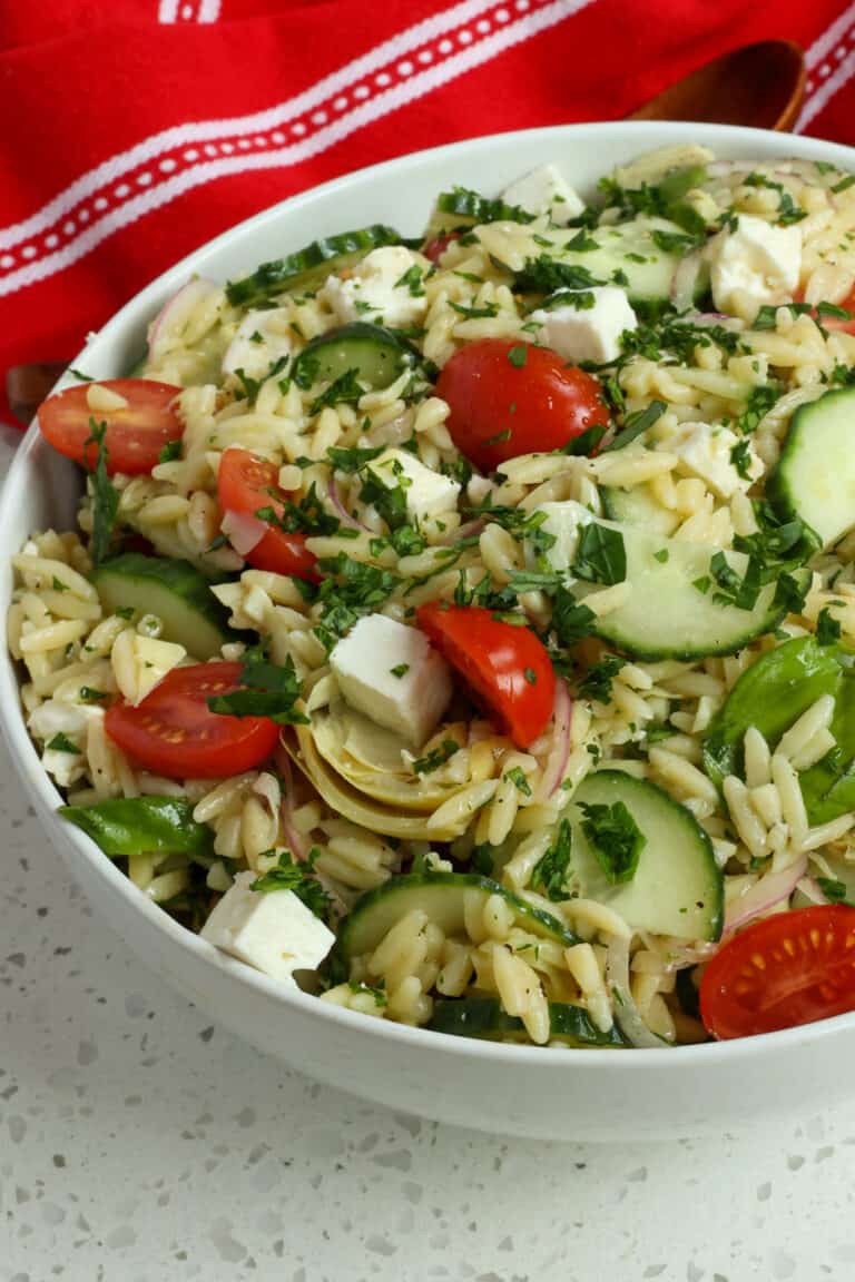 Orzo Pasta Salad Small Town Woman 5083