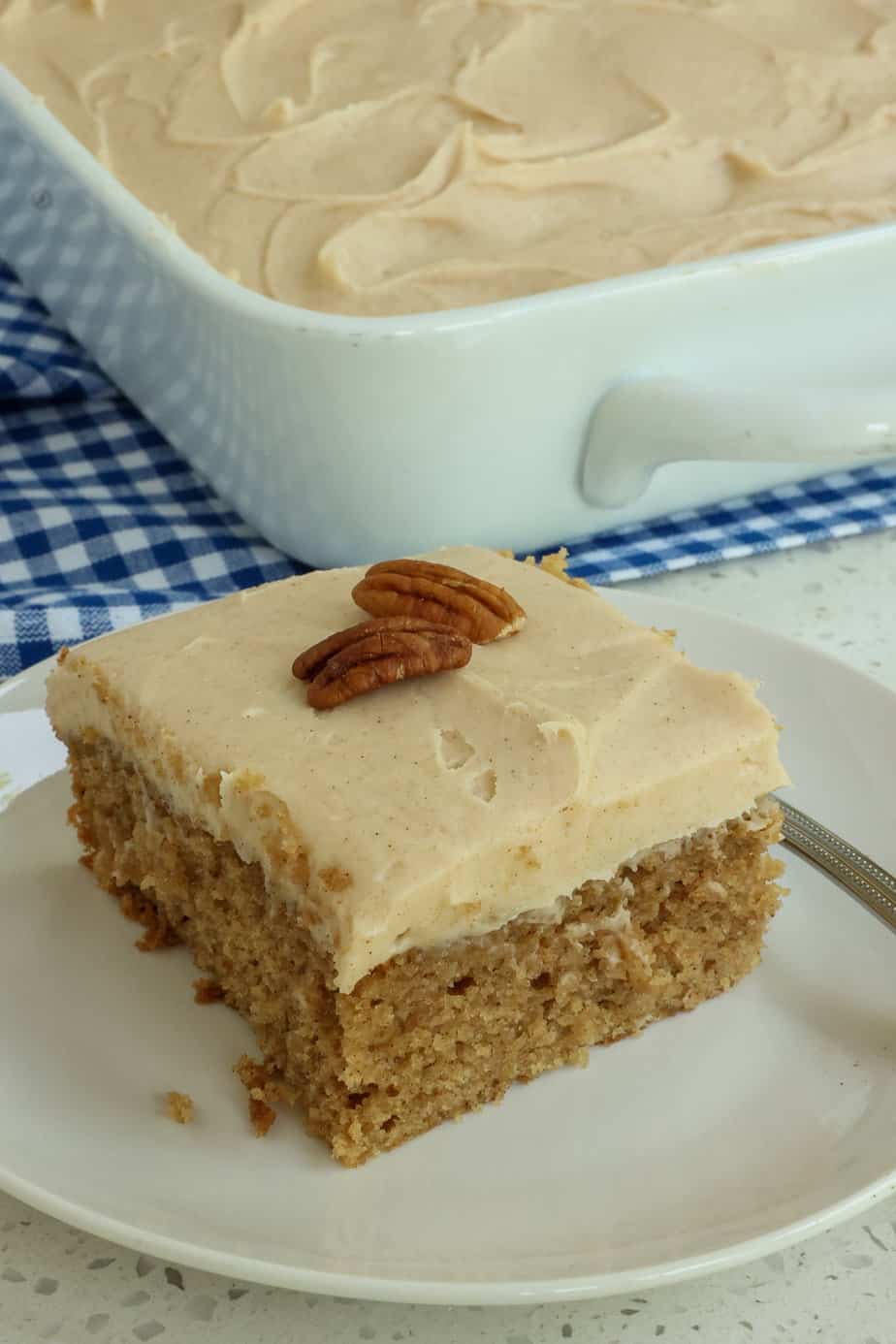 Easy Applesauce Spice Cake | Small Town Woman