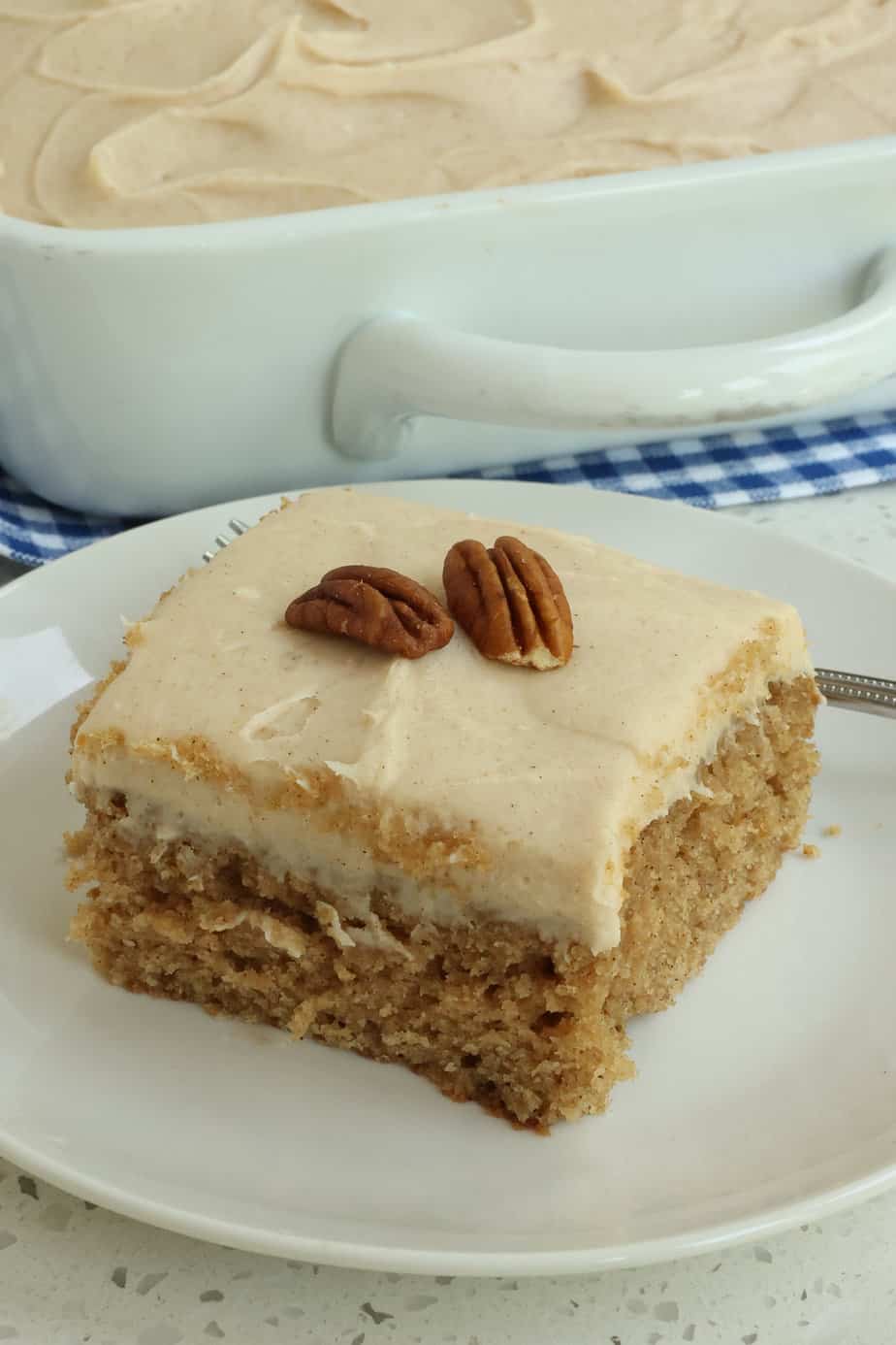 Easy Applesauce Spice Cake | Small Town Woman
