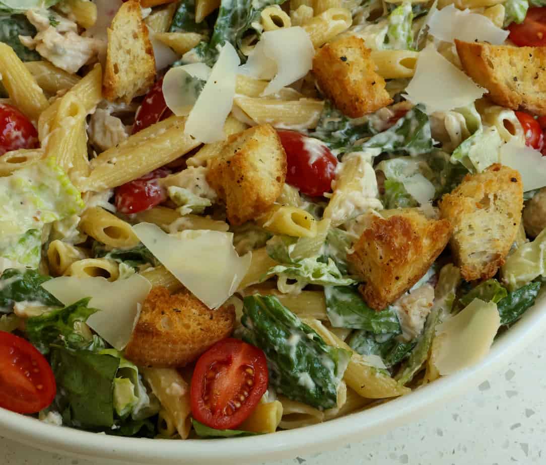 Chicken Caesar Pasta Salad 