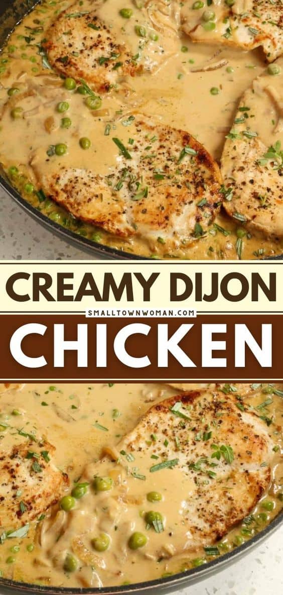 Creamy Dijon Chicken - Small Town Woman