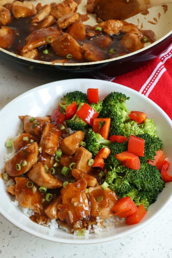 Teriyaki Chicken Bowls - Small Town Woman