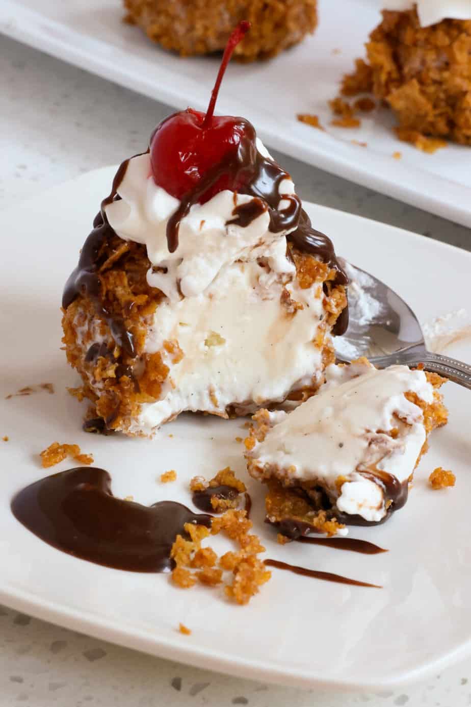 No Fry Fried Ice Cream | Small Town Woman