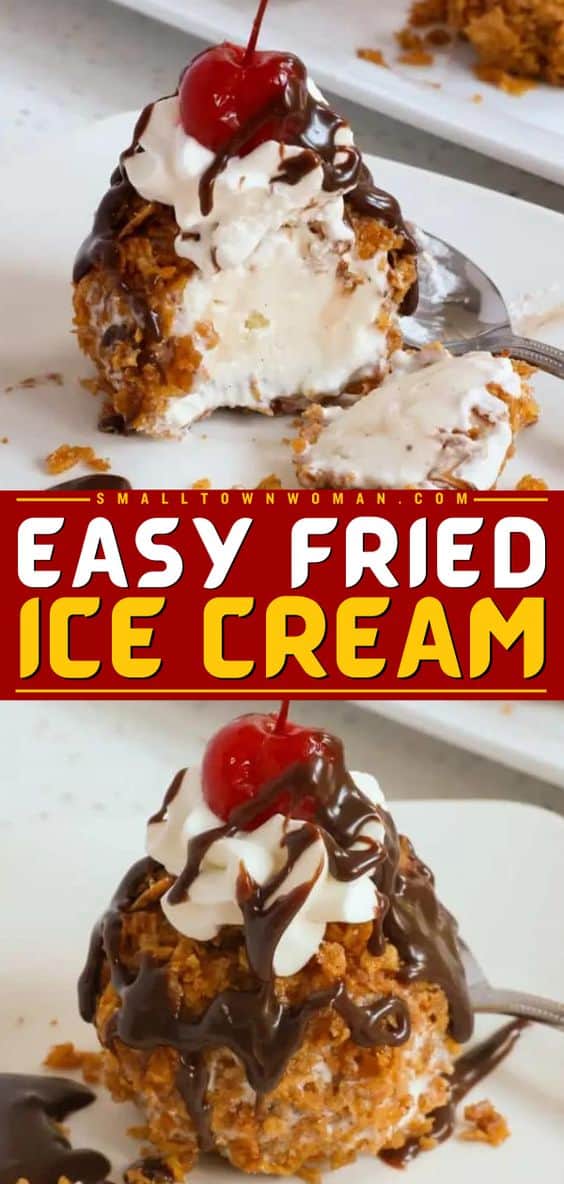 Fried Ice Cream (The Easy Way)