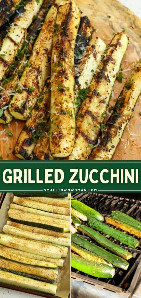 Grilled Zucchini Recipe (Easy and Healthy) | Small Town Woman