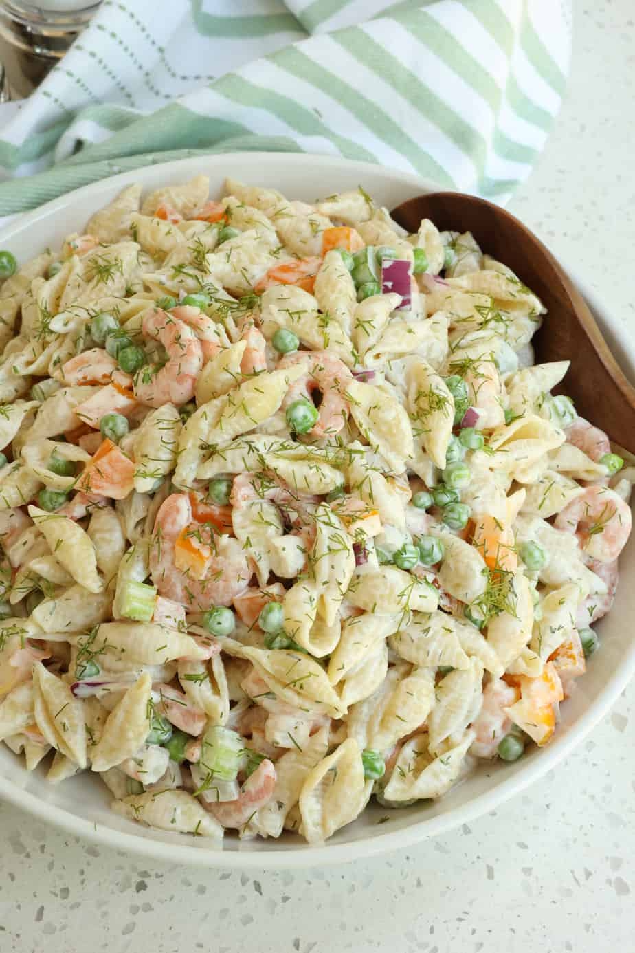 Shrimp Pasta Salad - Small Town Woman