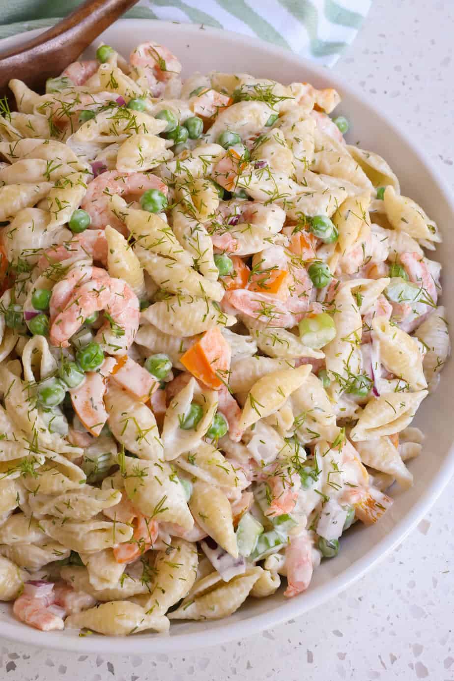 Shrimp Pasta Salad - Small Town Woman