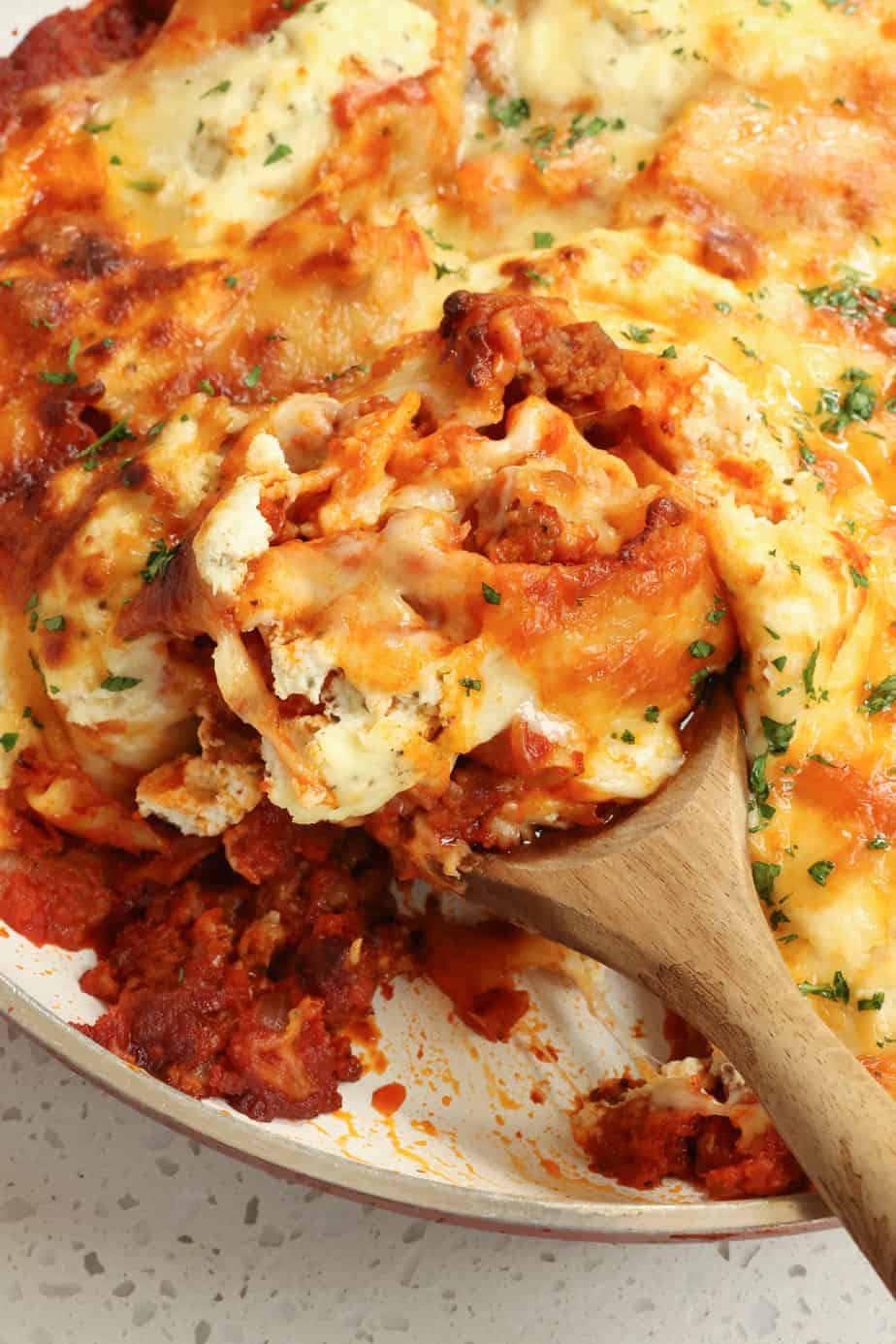 Skillet Lasagna - Small Town Woman