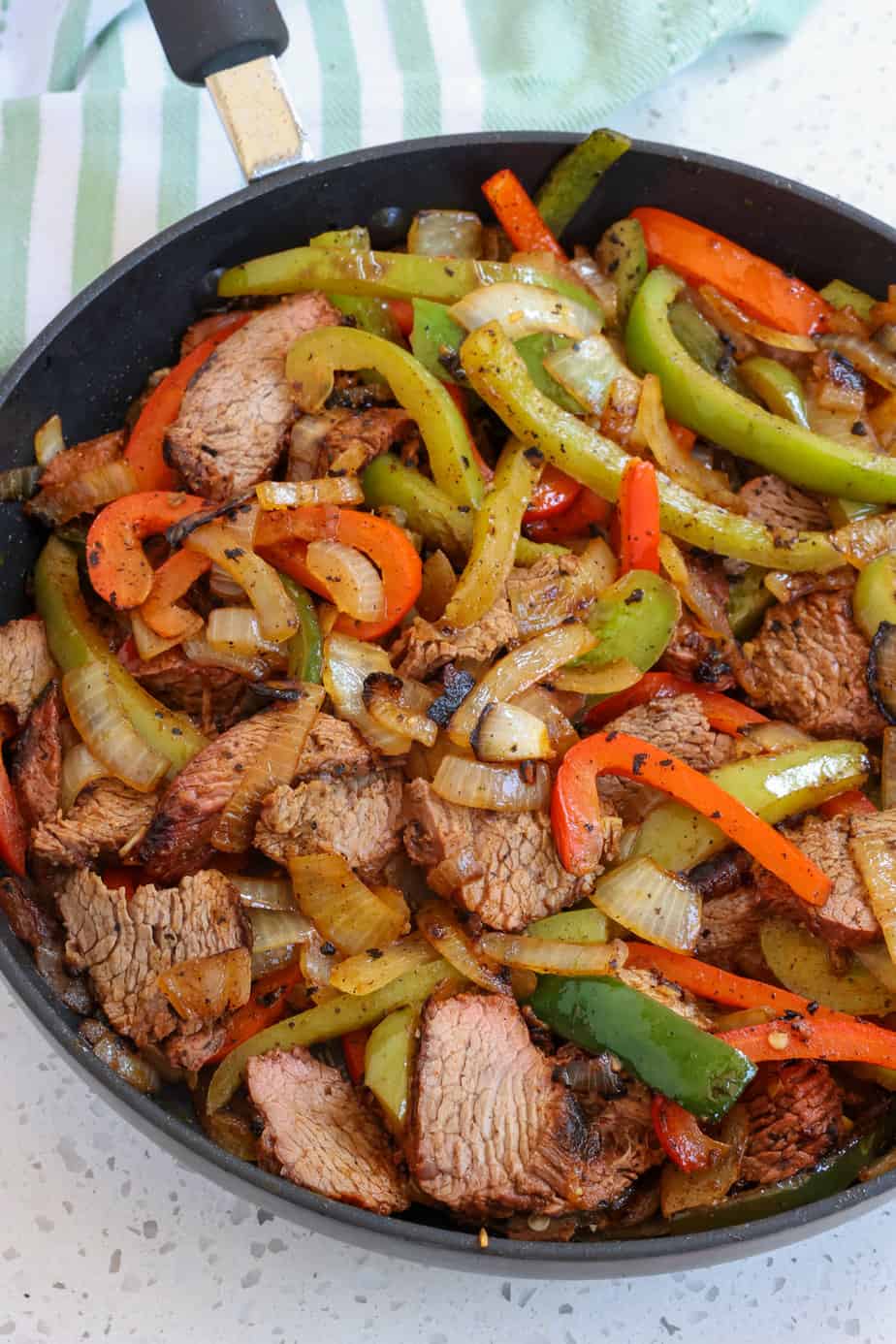 Easy Steak Fajitas | Small Town Woman