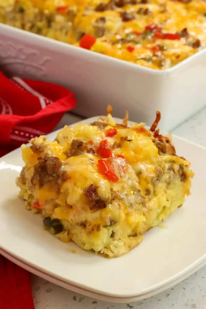 Tater Tot Breakfast Casserole Recipe | Small Town Woman