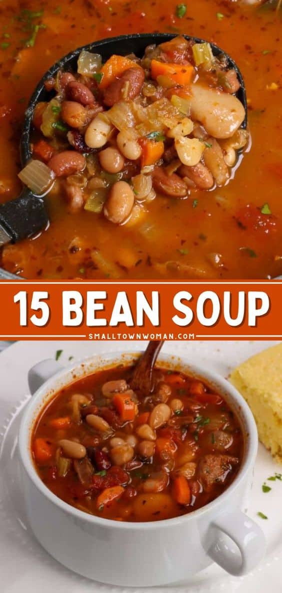 Easy 15 Bean Soup | Small Town Woman