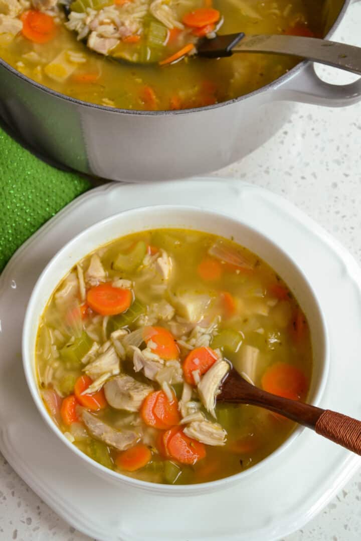 Chicken and Rice Soup Recipe | Small Town Woman