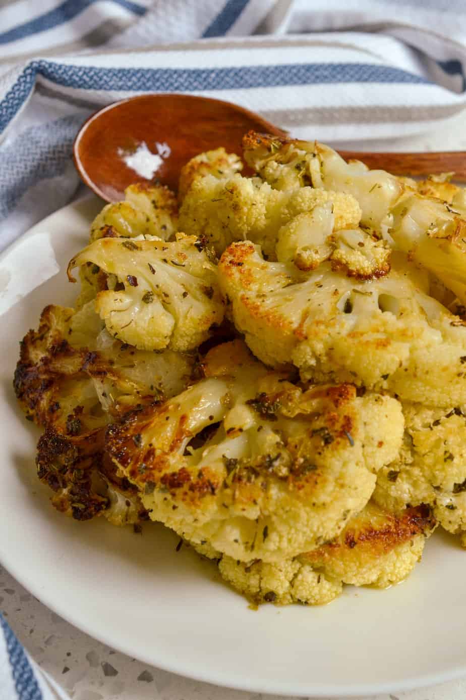 Easy Roasted Cauliflower Recipe | Small Town Woman