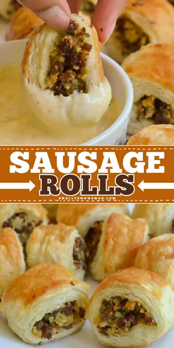 Easy Sausage Rolls Recipe (Made with Puff Pastry)