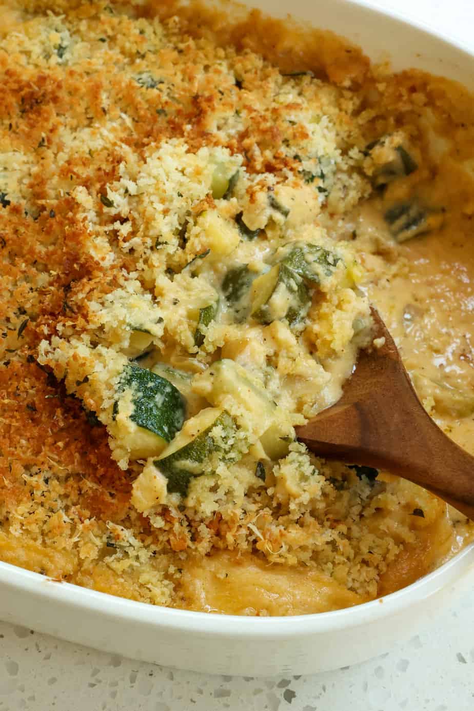 Cheesy Zucchini Casserole Recipe | Small Town Woman