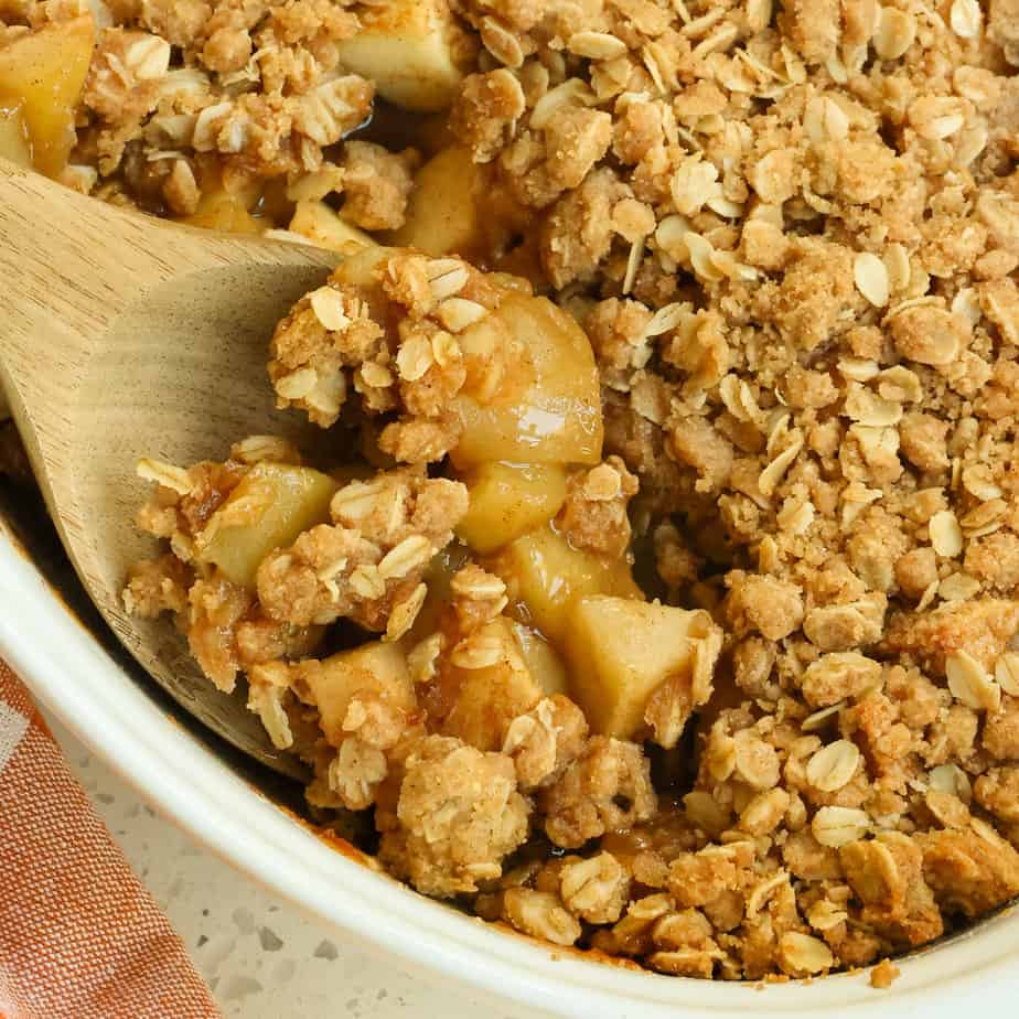 Easy Apple Crumble Recipe | Small Town Woman