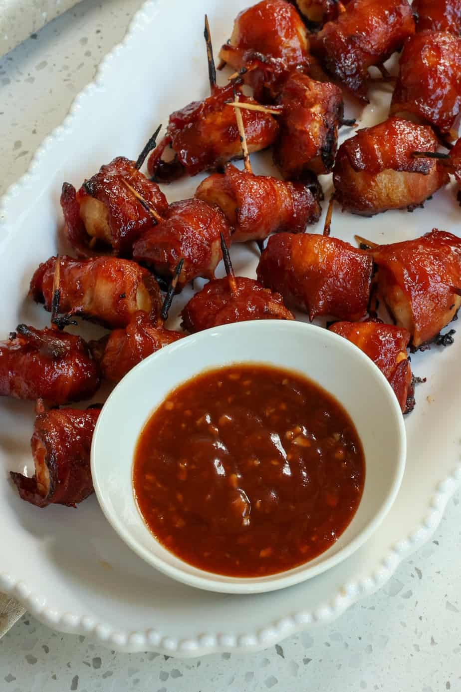 Bacon Wrapped Water Chestnuts - Small Town Woman