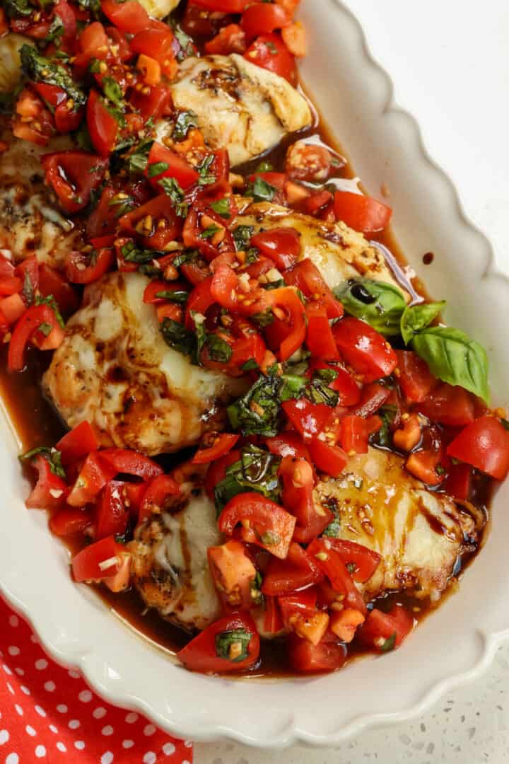 Bruschetta Chicken Recipe | Small Town Woman