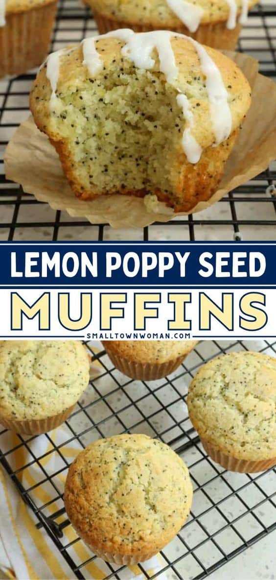 Lemon Poppy Seed Muffins Small Town Woman   Lemon Poppy Seed Muffins Pinterest 