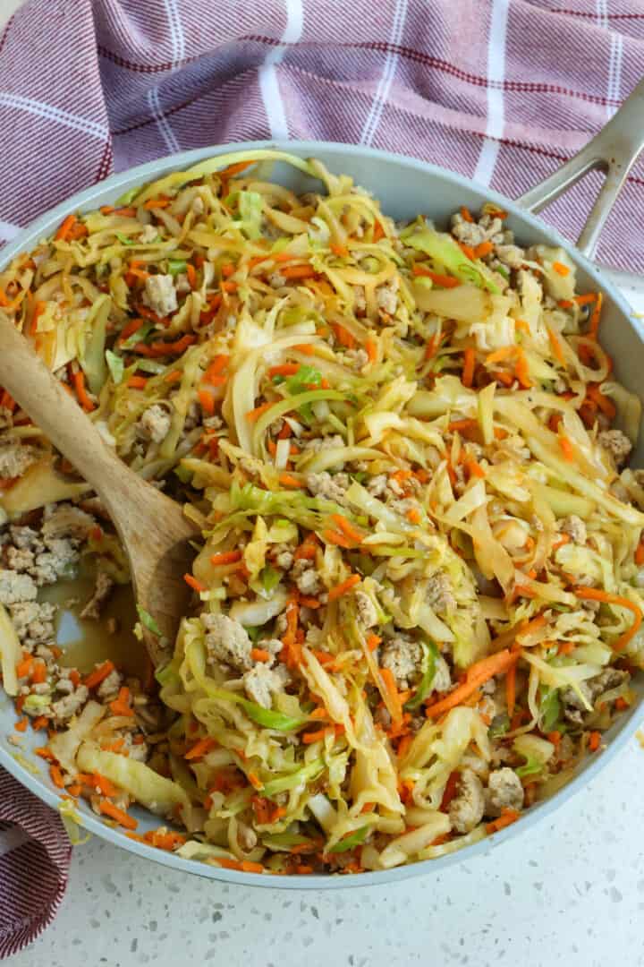 Low Carb Cabbage Stir Fry | Small Town Woman