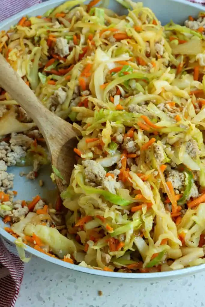 Low Carb Cabbage Stir Fry | Small Town Woman