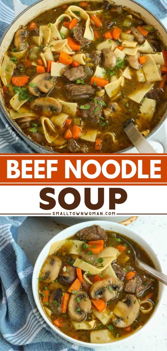 Beef Noodle Soup Recipe Small Town Woman