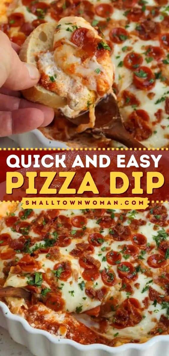 Hot Pizza Dip | Small Town Woman