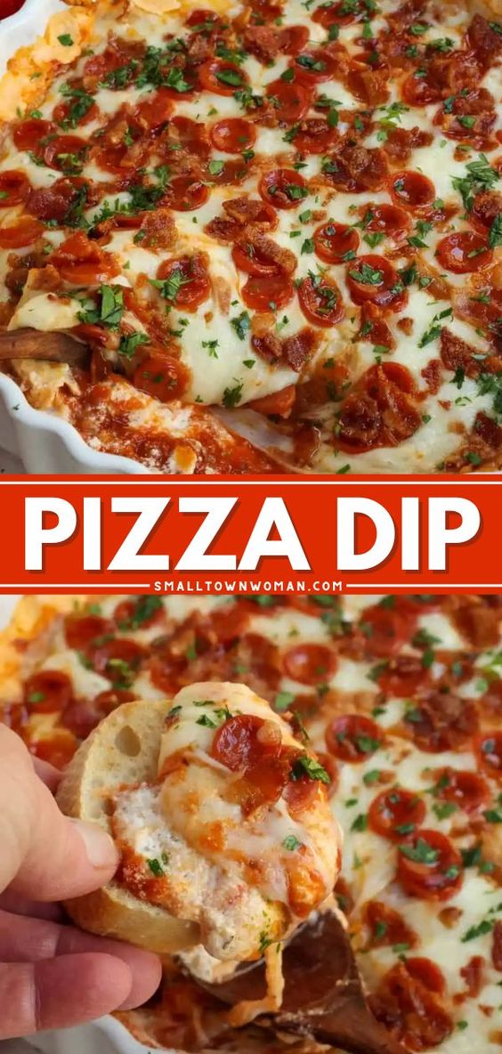 Hot Pizza Dip | Small Town Woman