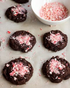 Chocolate Peppermint Cookies