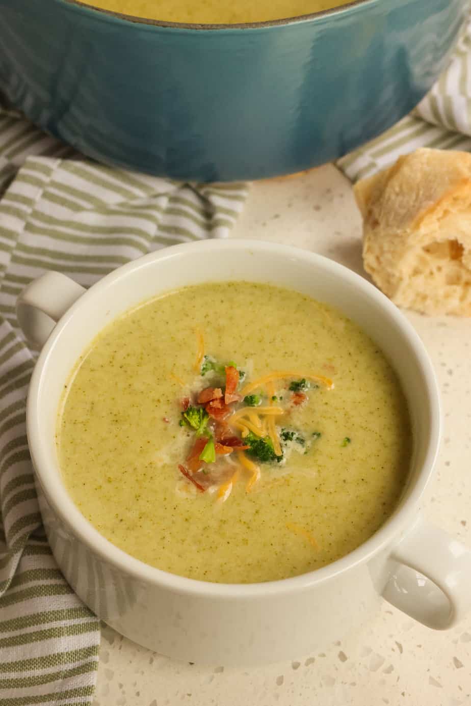 Cream of Broccoli Soup Recipe | Small Town Woman