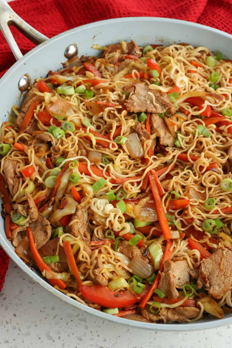 Pork lo Mein Recipe | Small Town Woman