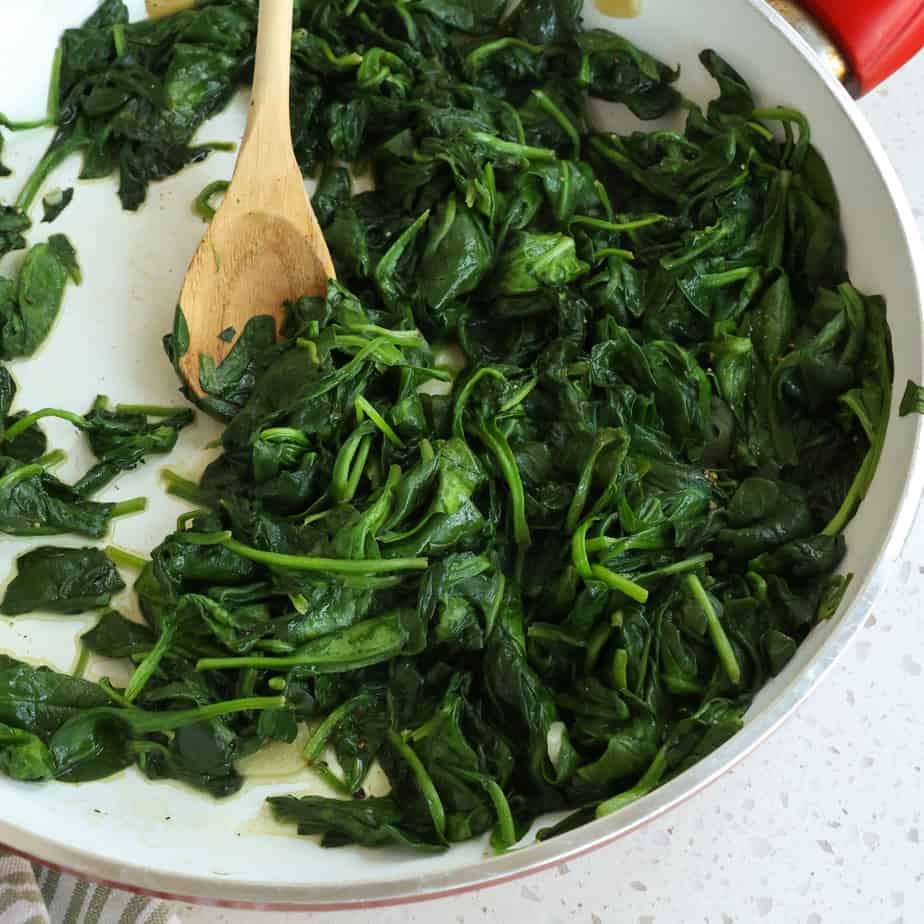 Easy Sautéed Spinach Recipe | Small Town Woman